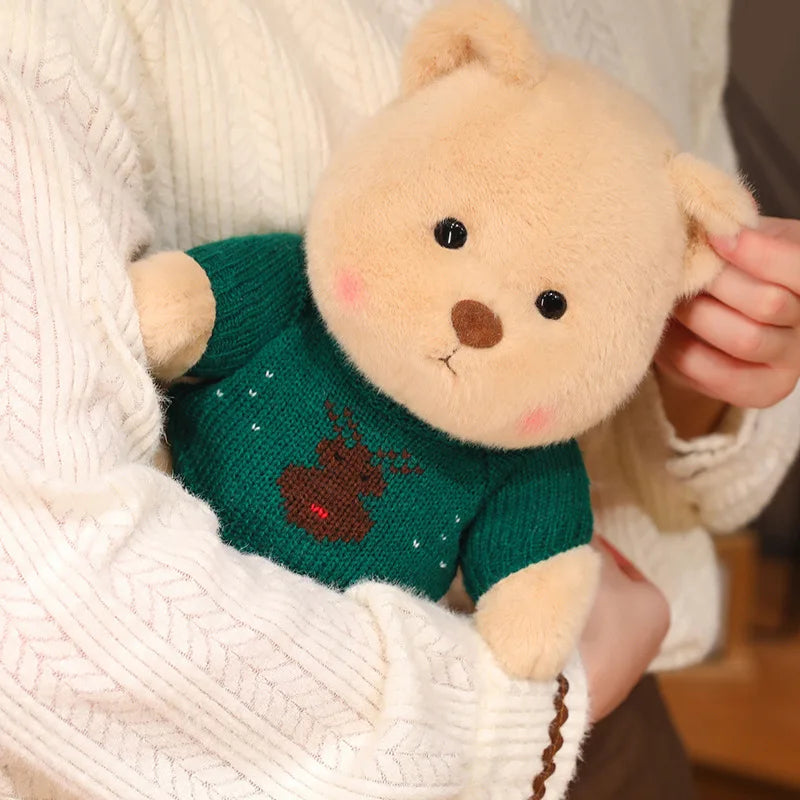 Handmade Joint Sweater Bear Plush Doll Joints Can Be Moved High Quality Bear Plush Toys for Boys and Girls Birthday Gifts