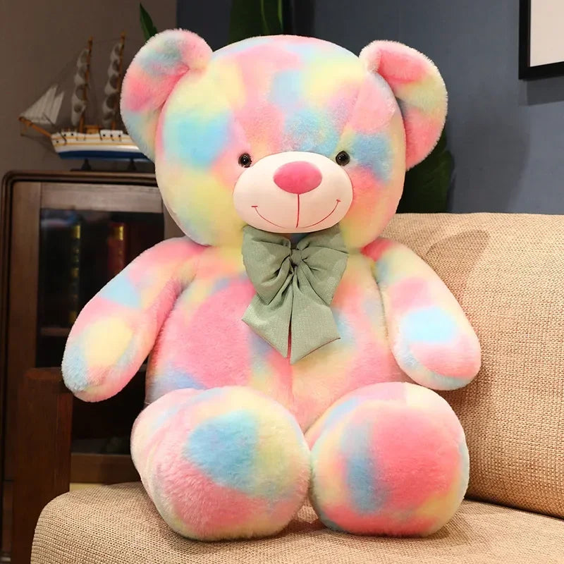 Giant Teddy Bear Plush 80cm – Colorful Soft Toy for Gift Occasions