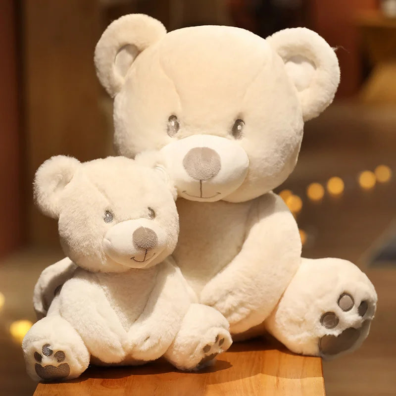 White Teddy Bear Plush 25cm – Soft Stuffed Animal for Girls & Lovers