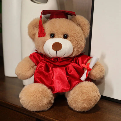 High-Quality Graduate Dr. Teddy Bear Plush – Funny Graduation Gift for Kids & Students