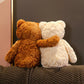 42Cm Fluffy Heart Nose Bear Plush Toy Soft Stuffed Animal Doll Teddy Bear Doll Lovely Birthday Gifts for Girl Boy
