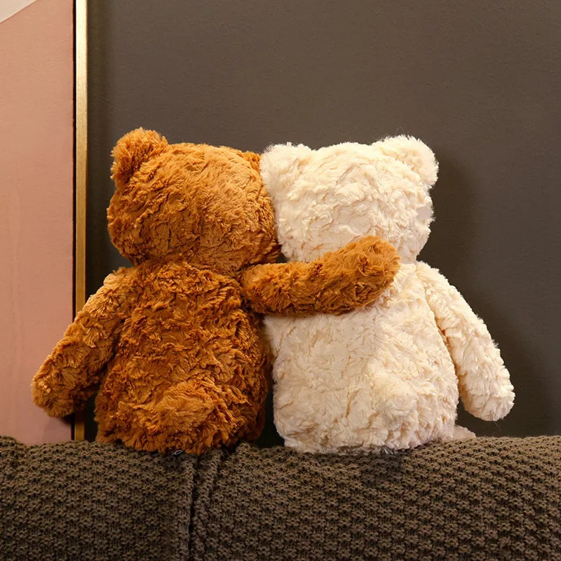 42Cm Fluffy Heart Nose Bear Plush Toy Soft Stuffed Animal Doll Teddy Bear Doll Lovely Birthday Gifts for Girl Boy