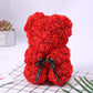 25cm Artificial Rose Teddy Bear with Gift Box – Romantic Valentine’s Gift