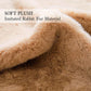 Teddy Bear Shaped Fluffy Rug – Soft Faux Rabbit Fur Mat for Kids' Room, Nursery & Living Room