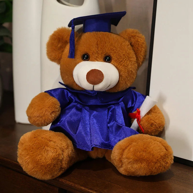High-Quality Graduate Dr. Teddy Bear Plush – Funny Graduation Gift for Kids & Students