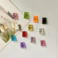  10Pcs Teddy Bear Refrigerator Magnets – Cute Magnetic Stickers for Fridge, Whiteboard & Photo Display