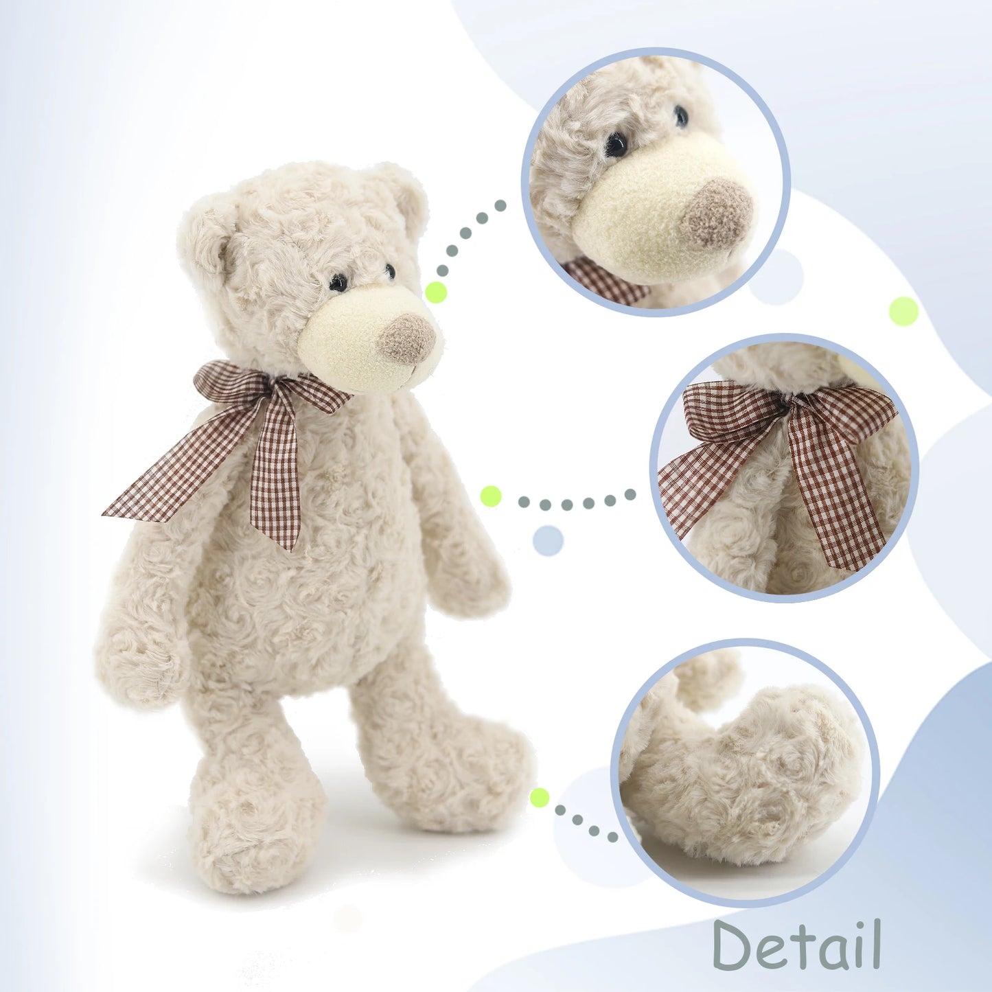 Hot Teddy Bears Brand New Soft Stuffed Plush High Quality Big 35CM Bear Plush Pendant Children Gifts Christmas Wedding Gifts