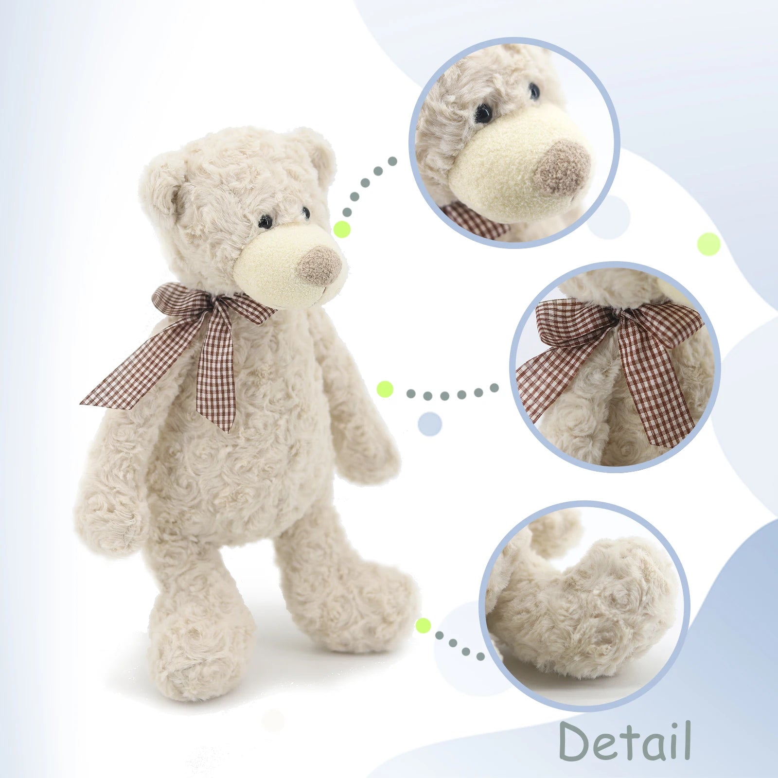 Hot Teddy Bears Brand New Soft Stuffed Plush High Quality Big 35CM Bear Plush Pendant Children Gifts Christmas Wedding Gifts