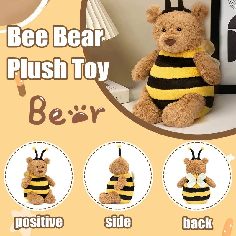 Teddy Bear in Bee Costume – Cute Plush Toy Dressed as a Bee