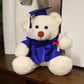 High-Quality Graduate Dr. Teddy Bear Plush – Funny Graduation Gift for Kids & Students