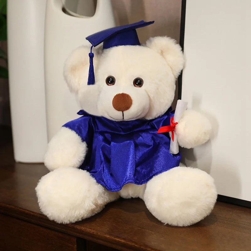 High-Quality Graduate Dr. Teddy Bear Plush – Funny Graduation Gift for Kids & Students