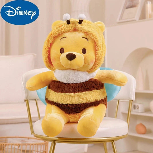50Cm Genuine  Bee Winnie the Pooh Plush Toys Pillow Kawaii Anime Bear Stuffed Doll Toys for Children'S Birthday Xmas Gifts