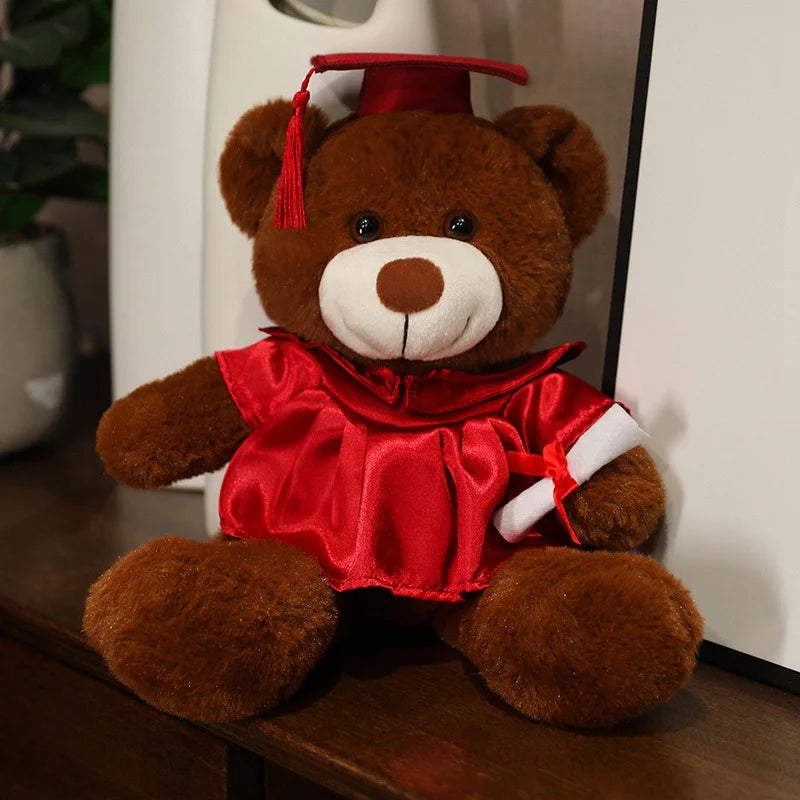 High-Quality Graduate Dr. Teddy Bear Plush – Funny Graduation Gift for Kids & Students