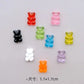  10Pcs Teddy Bear Refrigerator Magnets – Cute Magnetic Stickers for Fridge, Whiteboard & Photo Display