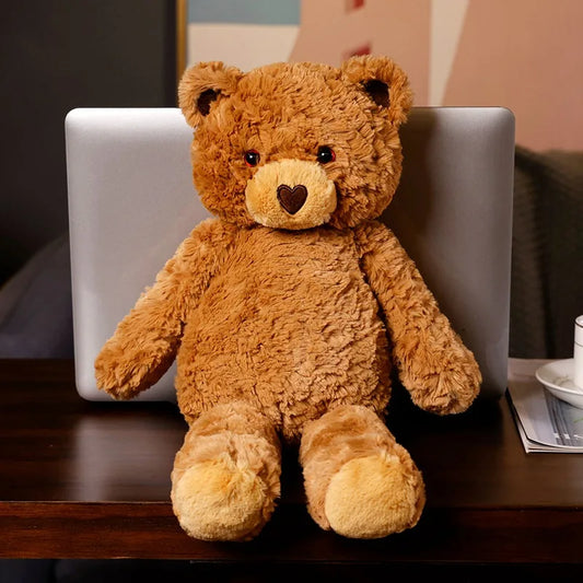 42Cm Fluffy Heart Nose Bear Plush Toy Soft Stuffed Animal Doll Teddy Bear Doll Lovely Birthday Gifts for Girl Boy