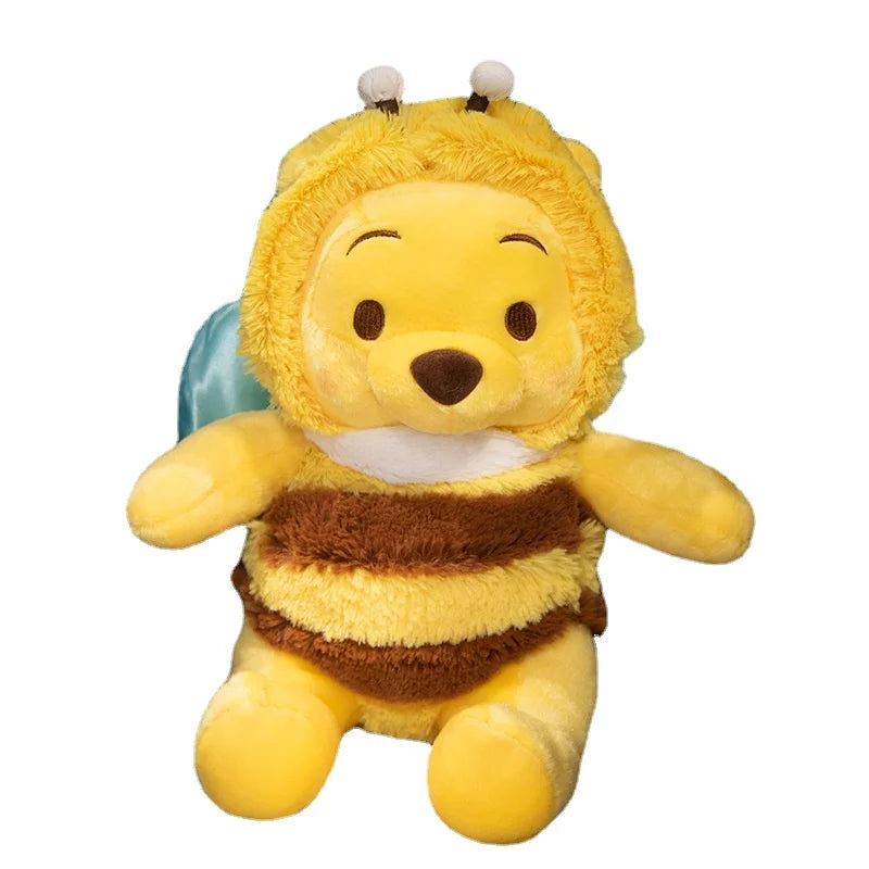 50Cm Genuine  Bee Winnie the Pooh Plush Toys Pillow Kawaii Anime Bear Stuffed Doll Toys for Children'S Birthday Xmas Gifts