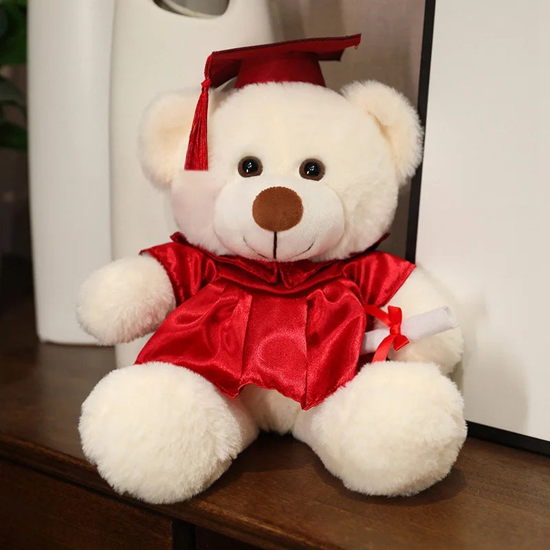 High-Quality Graduate Dr. Teddy Bear Plush – Funny Graduation Gift for Kids & Students