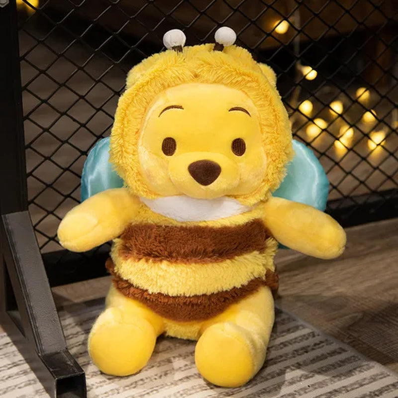 50Cm Genuine  Bee Winnie the Pooh Plush Toys Pillow Kawaii Anime Bear Stuffed Doll Toys for Children'S Birthday Xmas Gifts