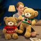 45/55Cm Cute Sweater Bear Plush Toy Hugging Bear Doll Boys Girls Birthday Gift Cute Sleeping Companion Bear Toys Doll