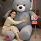 Star & Moon Teddy Bear 120cm – Extra Large Plush Toy for Gift