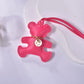 Cute PU Leather Bear Keychain – Fashion Bag Charm & Mirror Pendant for Women