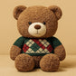 45/55Cm Cute Sweater Bear Plush Toy Hugging Bear Doll Boys Girls Birthday Gift Cute Sleeping Companion Bear Toys Doll