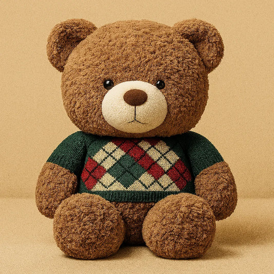 45/55Cm Cute Sweater Bear Plush Toy Hugging Bear Doll Boys Girls Birthday Gift Cute Sleeping Companion Bear Toys Doll