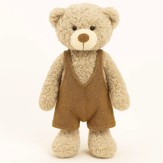 34cm Dressed Teddy Bear Plush – Soft & Cute Stuffed Animal Gift for Kids