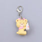 Lazy Bear Keychain – Cute Plush Pendant for Bags & Phones