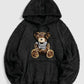 Men’s Teddy Bear Hoodie – Fluffy Faux Fur Pullover with Embroidered Bear & Kangaroo Pocket | 2025 Fuzzy Hoodie