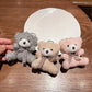  Mini Soft Teddy Bear Keychain – Plush Party & Wedding Gift Bag Pendant