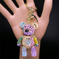 Colorful Crystal Big Bear Keychain – Rhinestone Bag Charm & Jewelry Accessory