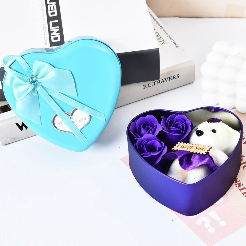 Teddy Bear Love Box – Cute Gift Set for VALENTINE DAYS