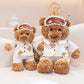 Pajama Teddy Bear Plush – Available in 35cm & 50cm with Eye Mask