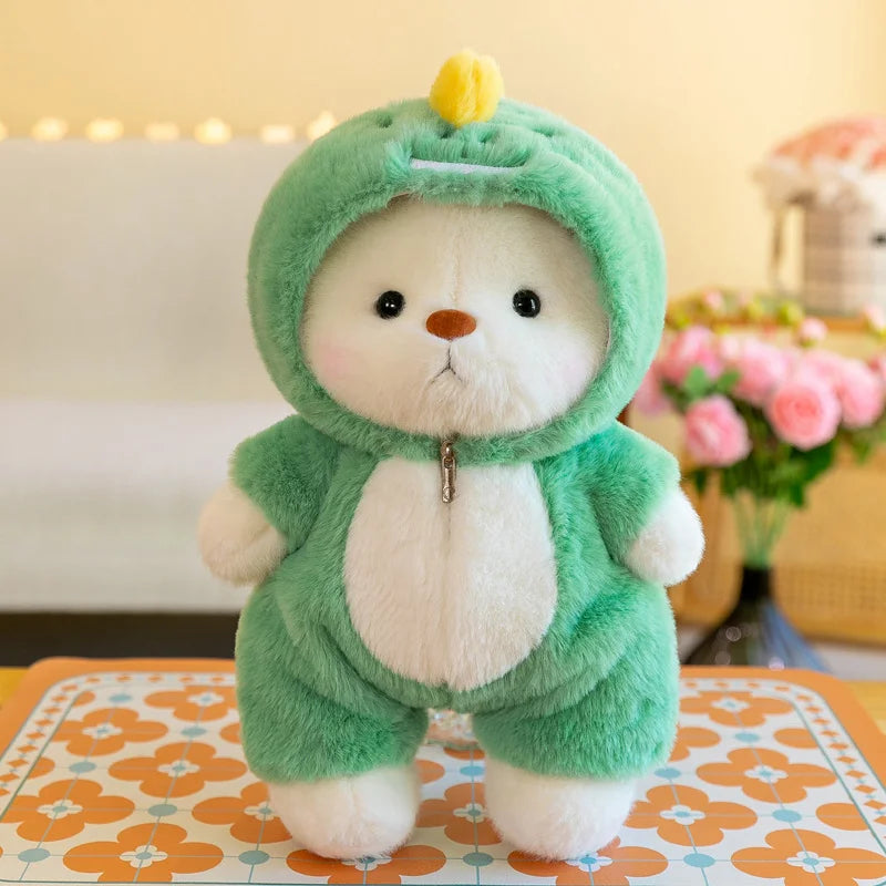 Mini Teddy Bear Plush 25cm – Soft Stuffed Toy in Outfit