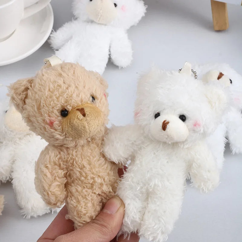 Small Teddy Bear Keychain 12cm – Cute Plush Accessory