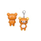 Lazy Bear Keychain – Cute Plush Pendant for Bags & Phones
