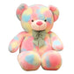 Large Colorful Teddy Bear Plush – Soft Stuffed Animal Gift 60cm