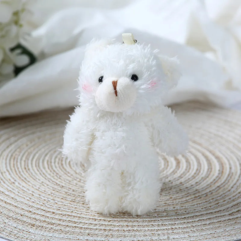 Small Teddy Bear Keychain 12cm – Cute Plush Accessory