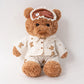 Pajama Teddy Bear Plush – Available in 35cm & 50cm with Eye Mask