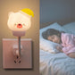 USB LED Night Light – Cute Cartoon Bear Lamp with Remote Control