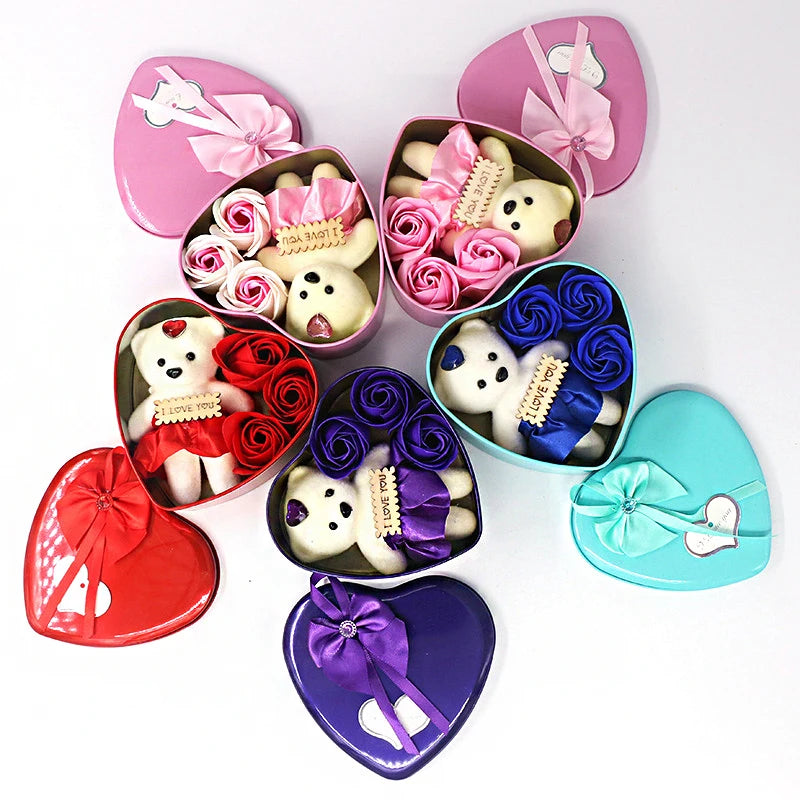 Teddy Bear Love Box – Cute Gift Set for VALENTINE DAYS