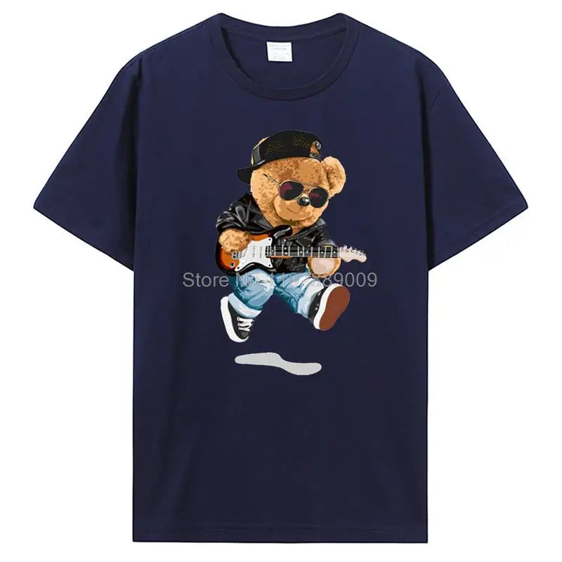 Teddy Bear Graphic T-Shirt – Soft Cotton Casual Tee