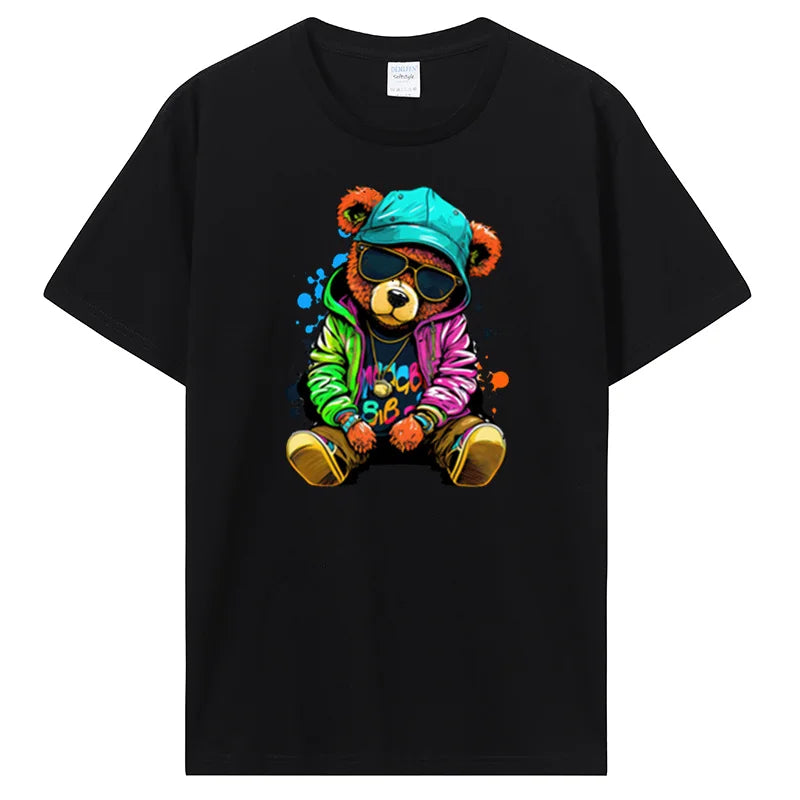 Teddy Bear Graphic T-Shirt – Soft Cotton Casual Tee