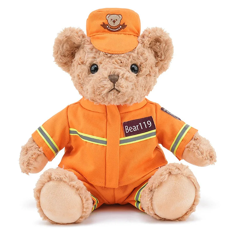 Uniform Teddy Bear – Police, Firefighter & Military Plush Dolls
