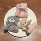  Mini Soft Teddy Bear Keychain – Plush Party & Wedding Gift Bag Pendant