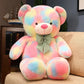Giant Teddy Bear Plush 80cm – Colorful Soft Toy for Gift Occasions