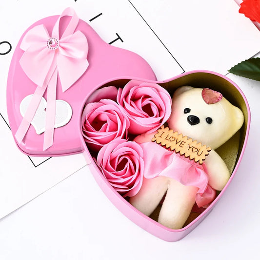 Teddy Bear Love Box – Cute Gift Set for VALENTINE DAYS