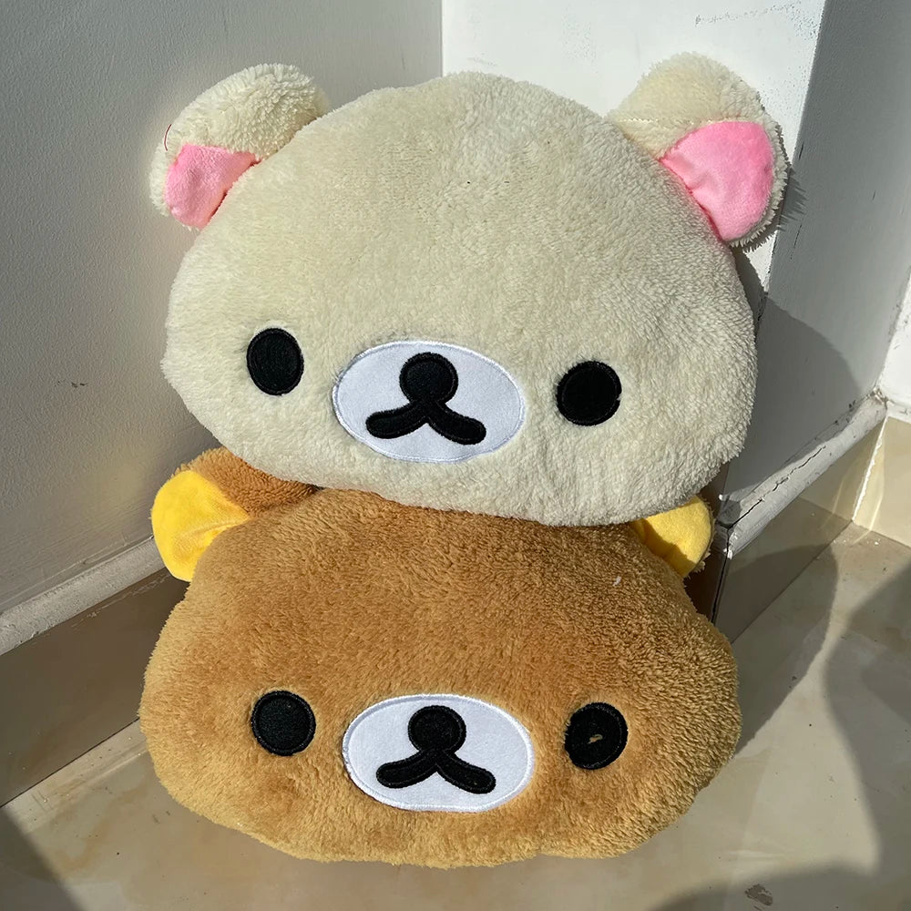 Teddy Bear Hand Warmer Cushion – Soft Plush Cartoon Pillow for Cozy Rooms & Gifts