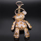Colorful Crystal Big Bear Keychain – Rhinestone Bag Charm & Jewelry Accessory